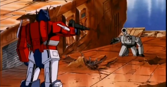 Optimus Prime vs Megatron HD Transformers The Movie 1986 - YouTube (19)